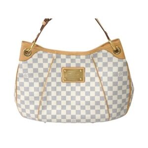 Louis Vuitton white Azur Galliera Damier White handbag